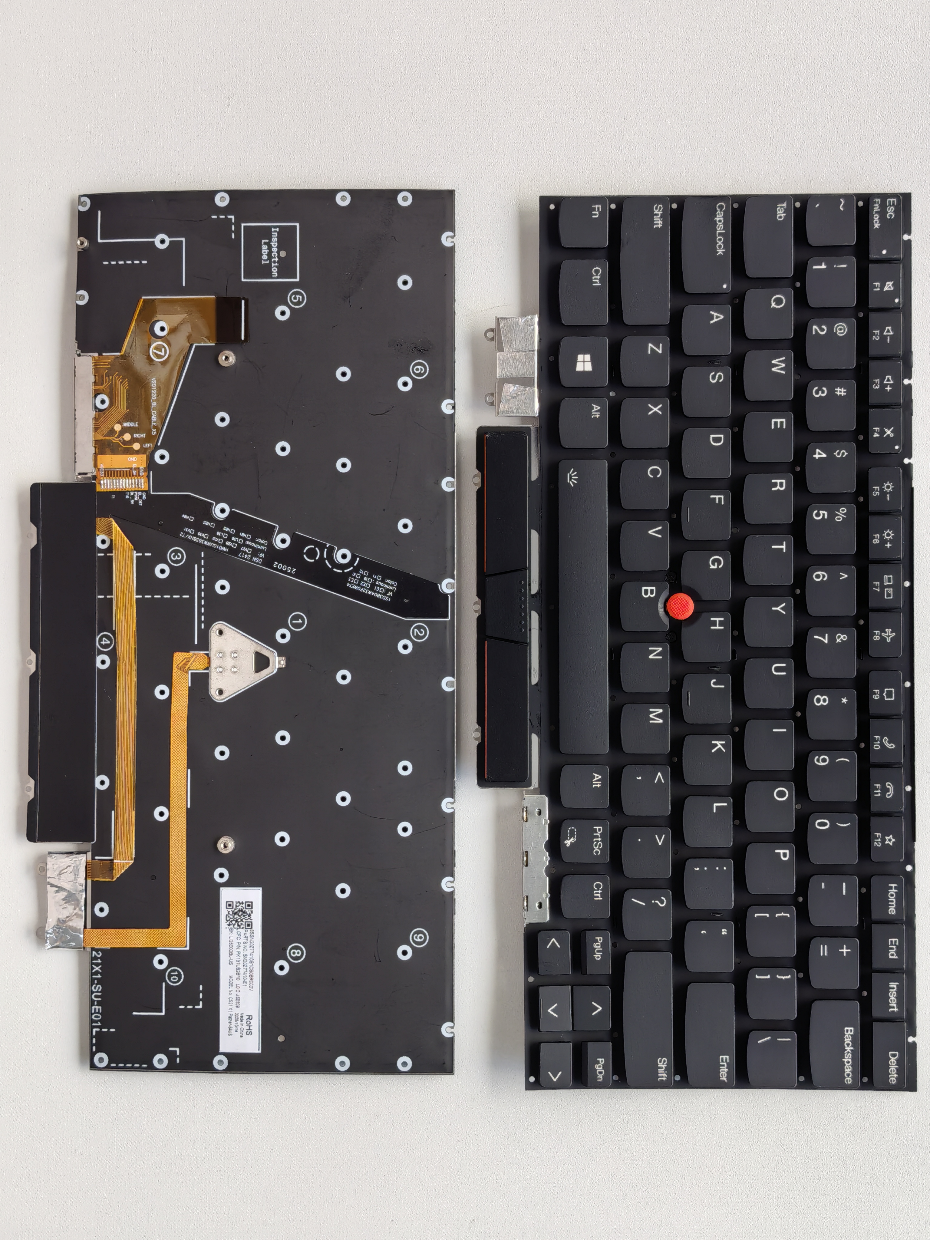 Picture of New Replacement Laptop Keyboard For IBM X1C 2021/X1 Carbon 9th/X1 Carbon 2021 BLACK With Point Backlit (OEM) US Layout